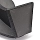 ウッドネックレスバストディスプレイ  布で覆わ  ブラック  26x21x13cm NDIS-L001B-03C-3