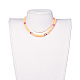 Handmade Polymer Clay Heishi Beads Choker Necklaces NJEW-JN02446-5