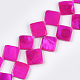 Spray Painted Freshwater Shell Beads SHEL-T010-06-2