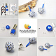 Handmade Blown Glass Globe Beads BLOW-PH0001-09-3