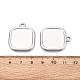 Cabochon-Fassungen für Anhänger aus Edelstahl 304&nbsp;STAS-N108-73P-3