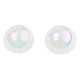 Perles d'imitation en plastique ABS électrolytique KY-N020-09B-01-3