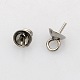 201 tasse en acier inoxydable perle peg bails pin pendentifs STAS-N023-01-4mm-1
