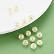 Perles en acrylique transparentes craquelées MACR-S373-66-L05-7