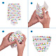 Magibeads 40 комплекты 4 стиля бумажных коробок конфет CON-MB0001-04-4