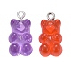 DIY 40Pairs Bear Resin Earrings Kits DIY-LS0001-01-2