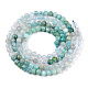 Naturelles et synthétiques mélangées perles de pierres précieuses brins G-D080-A01-02-12-2