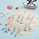 Sunnyclue kit per la creazione di orecchini pendenti a tema oceano fai da te DIY-SC0016-33-5