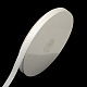 ラメポリエステルサテンリボン  グリッターパウダー付き  ホワイト  3/8インチ（9~10mm）  約50ヤード/ロール（45.72メートル/ロール） SRIB-R012-1.0cm-01-1