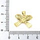 Латунные микропаве прозрачные подвески с фианитом FIND-Z044-05G-3