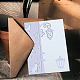Globleland 4pcs4スタイル炭素鋼カッティングダイステンシル  DIYスクラップブッキング/フォトアルバム用  装飾的なエンボス印刷紙のカード  ライト模様  1個/スタイル DIY-DM0002-48-5