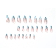 24 x falsche Nagelspitzen aus Kunststoff in Tropfenform in 12 Größen MRMJ-PW0001-09-2