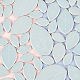 Pandahall 200g azulejos de mosaico de hojas cabujones de porcelana piezas chips jarrones marcos de cuadros macetas piezas de mosaico para manualidades de diy artes de decoración del hogar (tamaños mixtos) PORC-PH0001-08-6