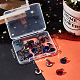 Beebeecraft 30Pcs/Box Wizard Hat Charms Rainbow 3D Magic Hat Charms Pendants Halloween Christmas Theme Jewelry Making Findings for DIY Earrings Bracelets Necklace FIND-BBC0001-30-7