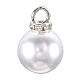 Colgantes de perlas de imitación de acrílico OACR-G006-01P-1