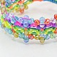 Trendy Jewelry Glass Bead Bracelets BJEW-M003-M-3