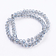 Chapelets de perles en verre électroplaqué EGLA-D020-10x8mm-59-2