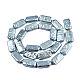 Fili di perle di plastica imitazione perla abs KY-N015-06-A02-2