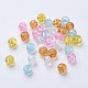 Baking Painted Crackle Glass Beads DGLA-X0006-8mm-13-2