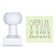 Tampons de savon acrylique clair DIY-WH0445-003-1