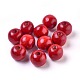 Perles en bois naturel teint WOOD-Q006-20mm-01-LF-2