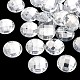 Cabochons en acrylique avec strass &nbsp;GACR-R002-25mm-08-1