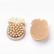 Imitation Pearl Resin Cabochons CRES-S301-10F-2