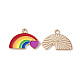 Colgantes de esmalte de aleación de orgullo de color arcoíris ENAM-K067-23-3