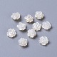 Natural White Shell Mother of Pearl Shell Cabochons SSHEL-L014-02-1