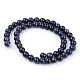 Synthetische blauen goldstone Perlen Stränge X-G-Q462-8mm-28-2