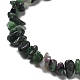 Natural Ruby in Zoisite Beads Strands G-M205-90-3