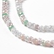 Chapelets de perles en verre électroplaqué EGLA-S192-001A-B13-3