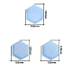 Stampi in silicone alimentare imitazione sottobicchiere a cubo SIMO-PW0001-099C-3