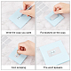 Fingerinspire 12 Blatt 3-farbig beschichtete Rubbelfolie Passwort-Aufkleber DIY-FG0004-10-4