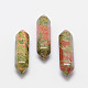 Faceted Natural Unakite Beads G-K014-30mm-01-1