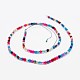 Dyed Natural Agate Bead Strands G-J312-M-3