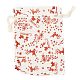 Christmas Theme Cotton Fabric Cloth Bag ABAG-H104-B18-2