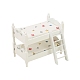 Ornements miniatures de lit superposé double couche en bois pour enfants PW-WG88645-01-1
