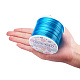 BENECREAT 17 Gauge(1.2mm) Aluminum Wire 380FT(116m) Anodized Jewelry Craft Making Beading Floral Colored Aluminum Craft Wire - DeepSkyBlue AW-BC0001-1.2mm-07-4