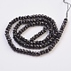 Natural Black Spinel Beads Strands G-F568-096-B-2