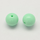 Perlas redondas de acrílico opaco X-SACR-Q100-6mm-M091-2