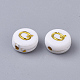 Perles acryliques plaquées X-PACR-R242-01Q-2