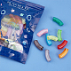 SUNNYCLUE 40Pcs 10 Colors Acrylic Beads SACR-SC0001-04-4