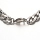 Trendy 304 Stainless Steel Curb Chain Bracelets BJEW-L509-06-2