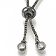 Adjustable Brass Necklace Making KK-Q746-002B-2