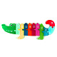 Krokodile DIY Puzzle Silikonformen DIY-G046-18-1