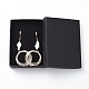 Brass Dangle Earrings EJEW-JE03753-03-3
