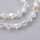 Faceted Imitation Austrian Crystal Bead Strands G-M180-6mm-02A-3
