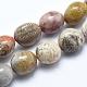Chapelets de perles en pierre de chrysanthème naturel G-E483-75B-1