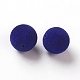 Flocky Acrylic Beads X-OACR-I001-12mm-L19-2